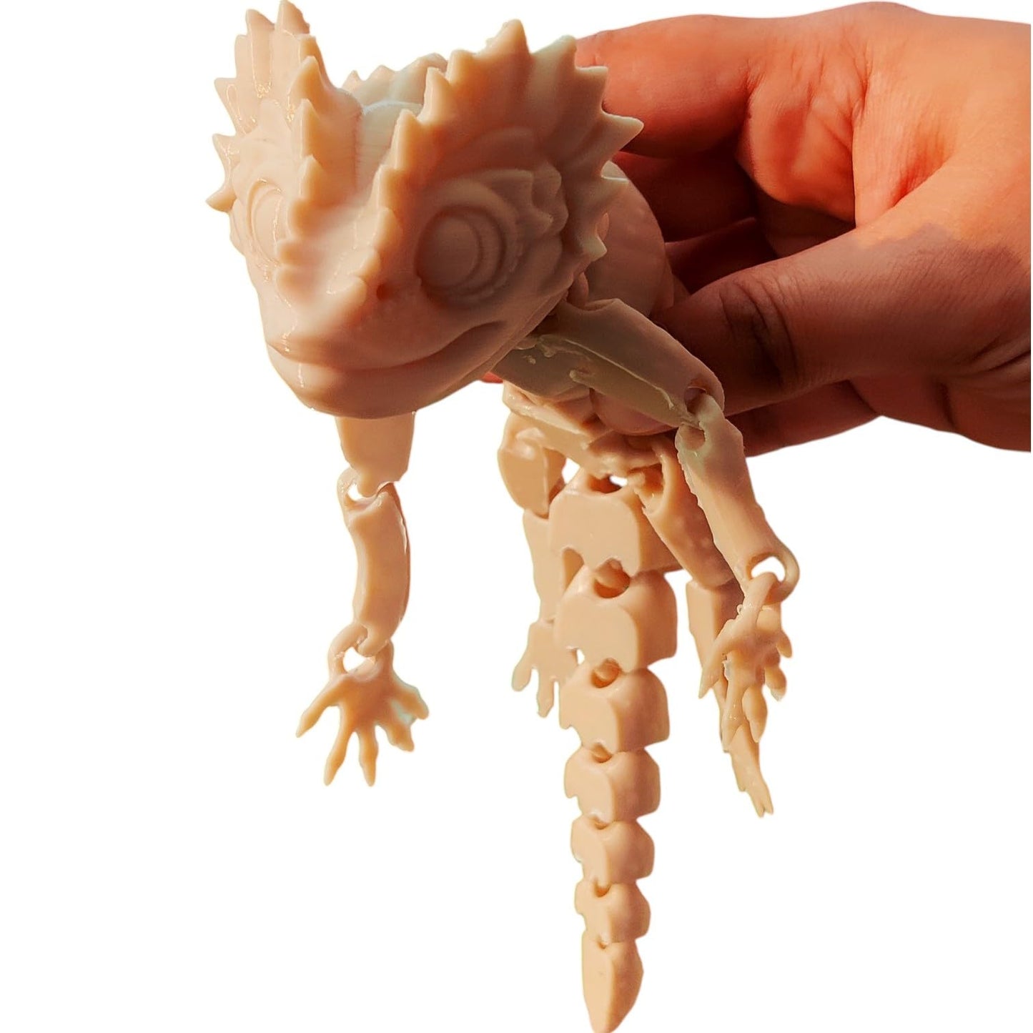 Articulated Euoplocephalus Skeleton Figurine – Poseable Dino Fossil-Inspired Collectible with Flexible Print-in-Place Joints – 3D Printed in Canada