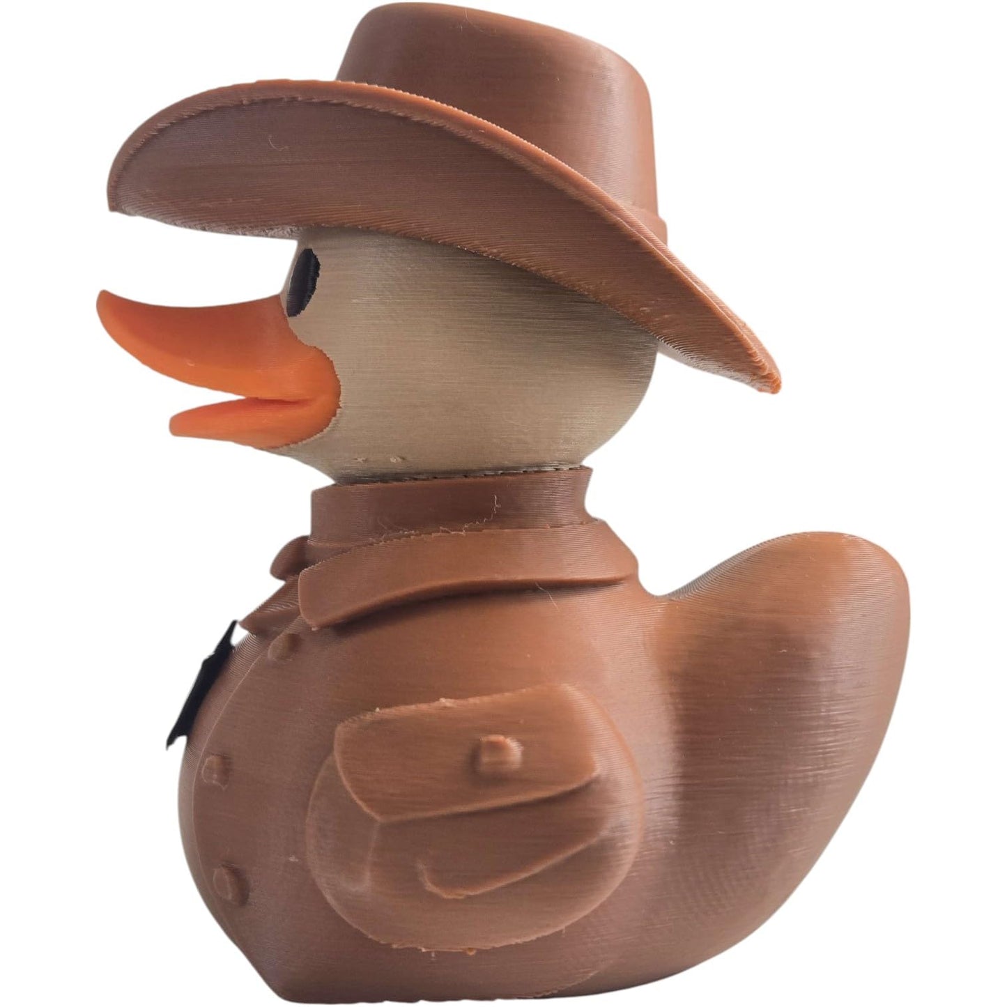 Western Sheriff Duck Figurine – Funny Cowboy Duck for Dashboard, Desk, and Ducking Jeeps – Wild West Collectible Décor Gift – PLA Eco-Friendly – 3D Printed in Canada