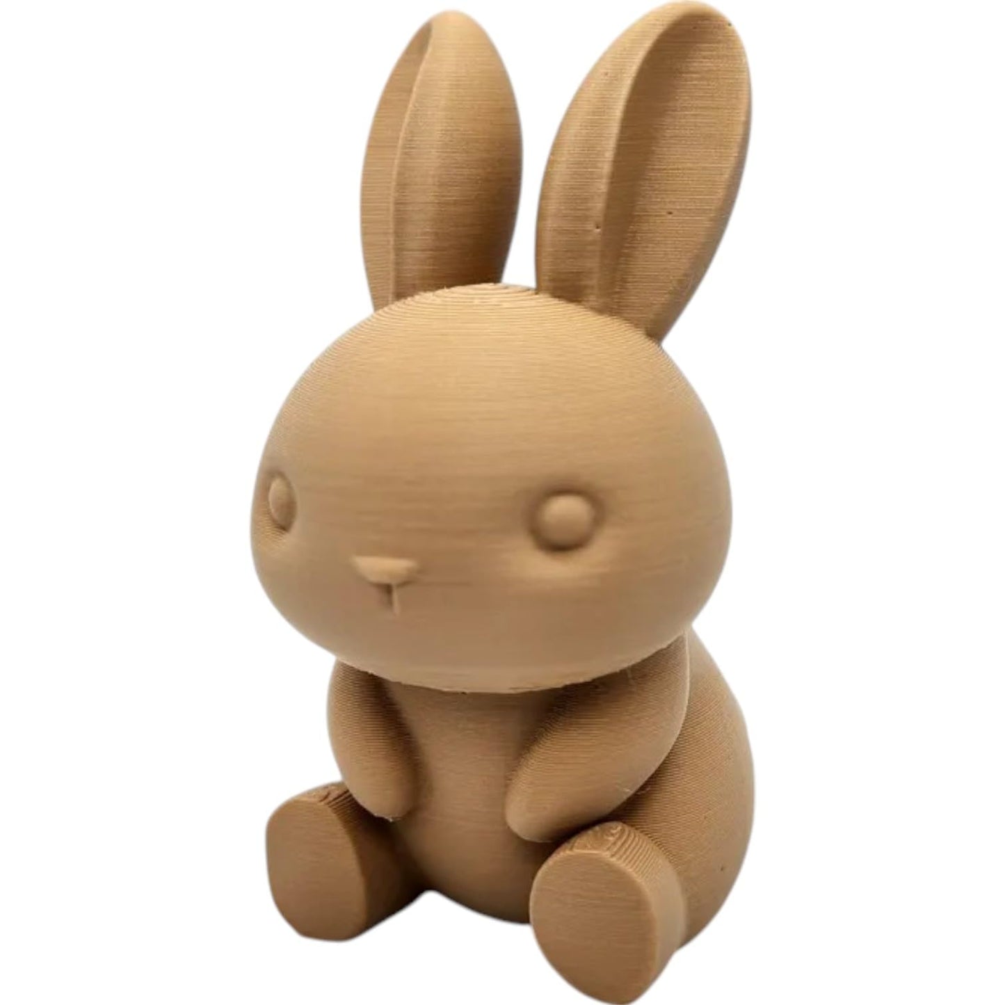 Sitting Bunny Figurine – Cute Minimalist Rabbit Sculpture for Easter, Nursery or Shelf Display – 3D Printed in Canada