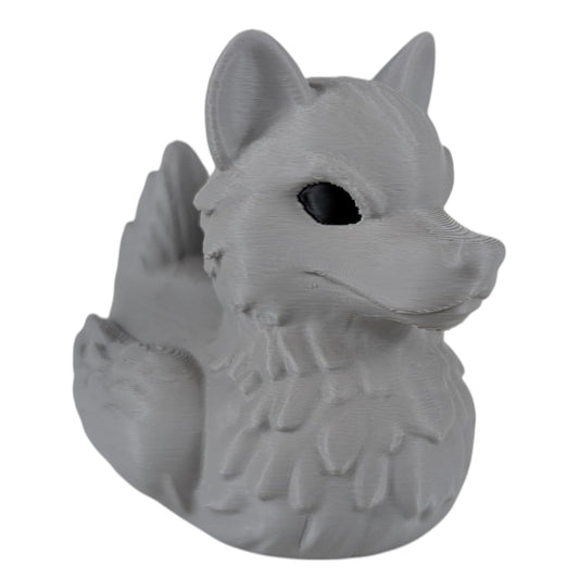 Wolf Duck Figurine - Collectible Duck for Jeep & Cruise Ship Hiding - Car Dashboard Decoration - Unique Rubber Ducking Collectible - Mystery Dash Duck for Auto Lovers – 3D Printed in Canada