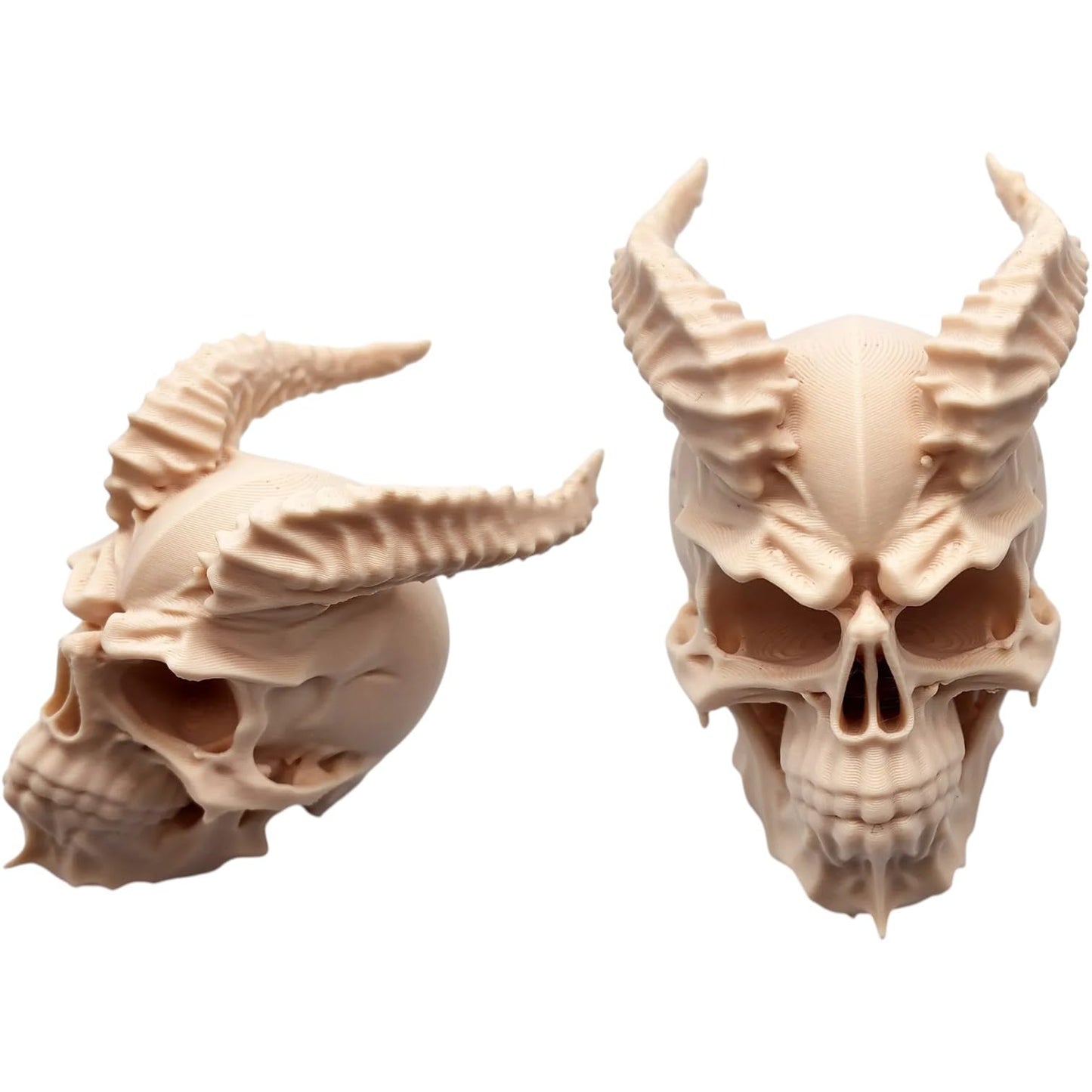 Archdemon Skull Figurine – Gothic Horned Skull for Dark Fantasy Decor or Display Shelf – 3D Printed in Canada