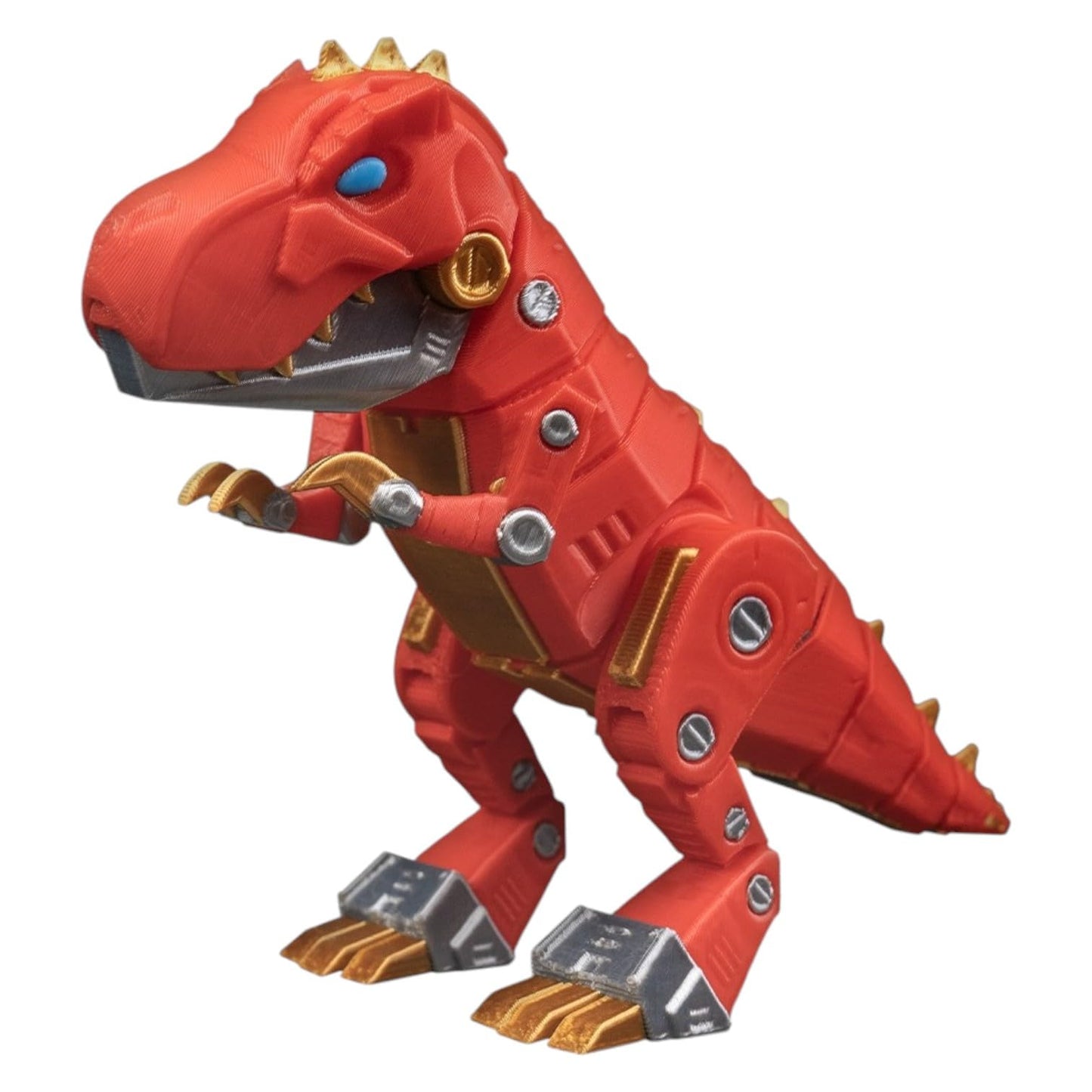 BOT-Rex – Articulated Mecha Dinosaur Figurine – Futuristic Desk Fidget for Teens & Adults – Stress Relief & Collectible – 3D Printed in Canada