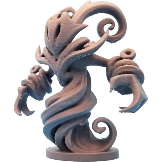 Air Elemental Miniature – Dynamic Fantasy Figure for TTRPG Campaigns – Paintable Storm Spirit Mini – 3D Printed in Canada