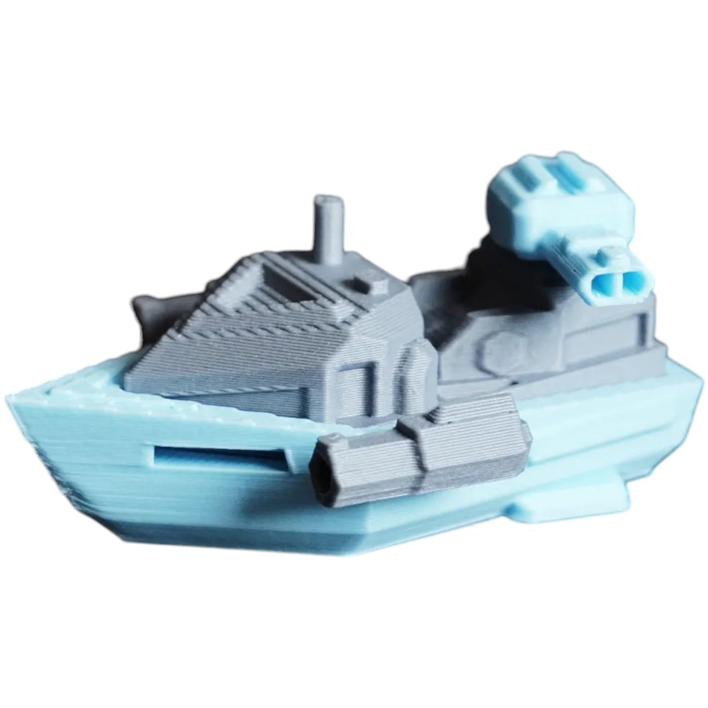 Assault Patrol Ship – DIY Floating Sci-Fi Boat Model Kit for Display & Dioramas, Snap-Fit Assembly, No Tools Needed – 3D Printed in Canada