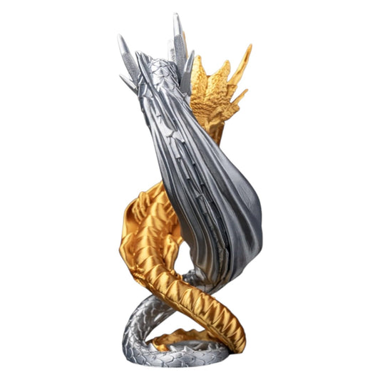 Draconic Bond Dragon Heart Statue – Fantasy Love Figurine for Desk & Home Décor – 3D Printed in Canada
