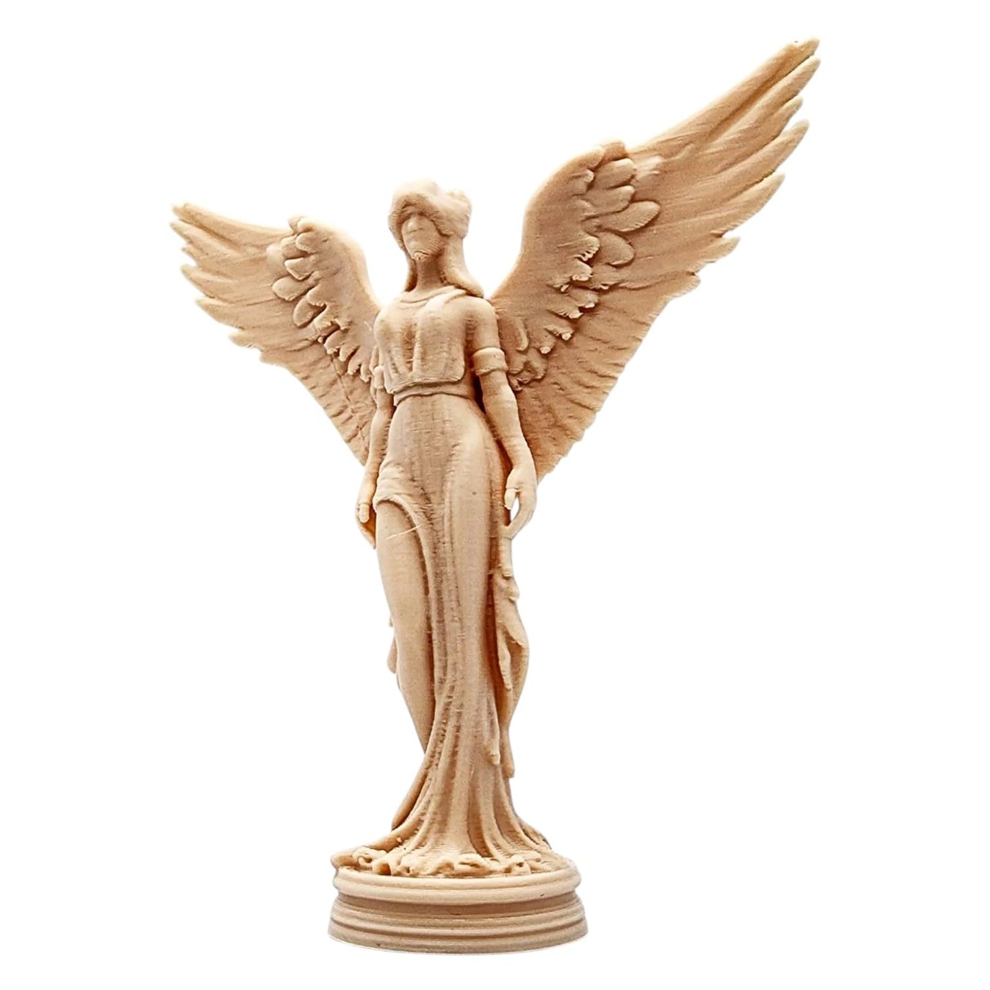 Angelic Goddess Statue with Wings – Elegant Mythical Angel Figurine for Home or Altar Display – Fantasy Decorative Sculpture – 3D Printed in Canada