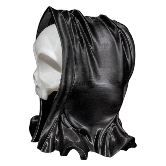 Grinning Reaper Headphone Holder – Minimalist Gothic Skull Stand Holder for Headsets & Gaming Accessories – 3D Printed in Canada