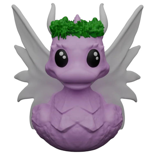 Dragon Duck Figurine with Fairy Wings & Leaf Crown – Fantasy Creature Collectible for Teens & Adults – 3D Printed in Canada