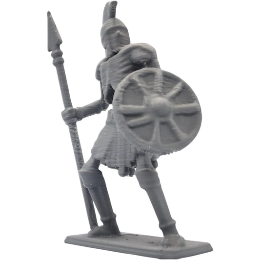 Skeleton Spearman Warrior Miniature – Undead Infantry Figure for Tabletop RPG Battles, Fantasy Dioramas & Wargames – 3D Printed in Canada