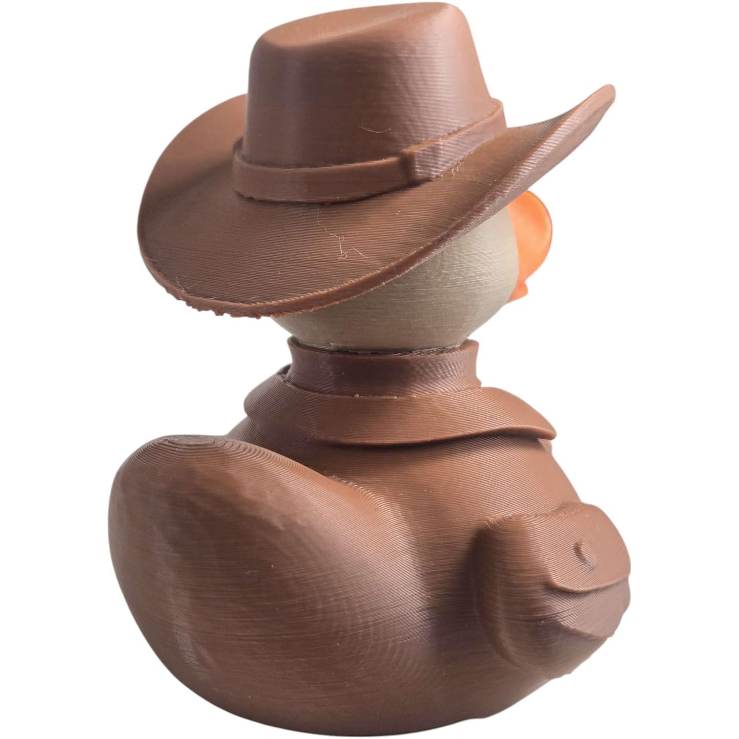 Western Sheriff Duck Figurine – Funny Cowboy Duck for Dashboard, Desk, and Ducking Jeeps – Wild West Collectible Décor Gift – PLA Eco-Friendly – 3D Printed in Canada