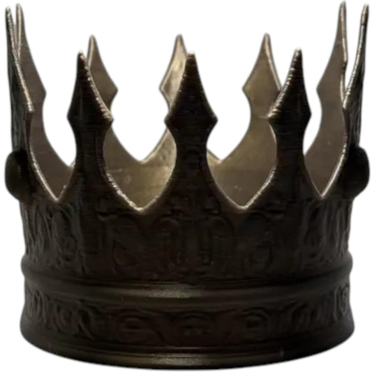Royal Crown – Ornate Medieval-Style Crown for Decor, Display & Costume Use – 3D Printed in Canada