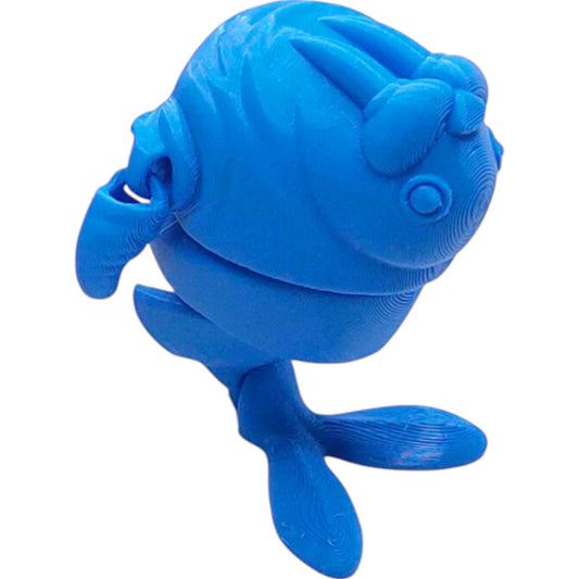 Adorable 3D Printed Walrus Figurine – Articulated DIY Paint Model for Desk, Shelf, or Collection – Ocean Animal Décor Gift – 3D Printed in Canada