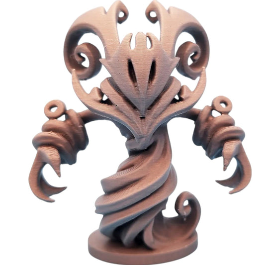 Air Elemental Miniature – Dynamic Fantasy Figure for TTRPG Campaigns – Paintable Storm Spirit Mini – 3D Printed in Canada