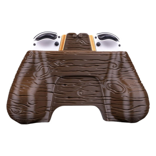 Wooden Relic Dual Controller Grip Device Case – Fantasy-Inspired Gamepad Holder for Switch Console Controller – 3D Printed in Canada
