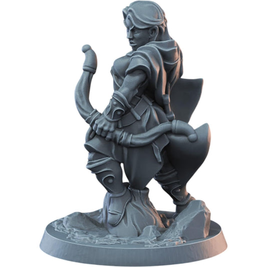 Archer Warband – Set of 6 Fantasy Bowmen Miniatures for Tabletop Battles, RPG Campaigns & Painting – 3D Printed in Canada
