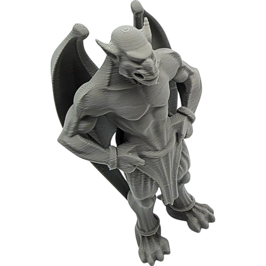 Winged Sentinel Gargoyle Statue – Gothic Mythical Creature Figurine for Shelf or Desk Display – Fantasy Monster Sculpture for Home or Office Décor – 3D Printed in Canada