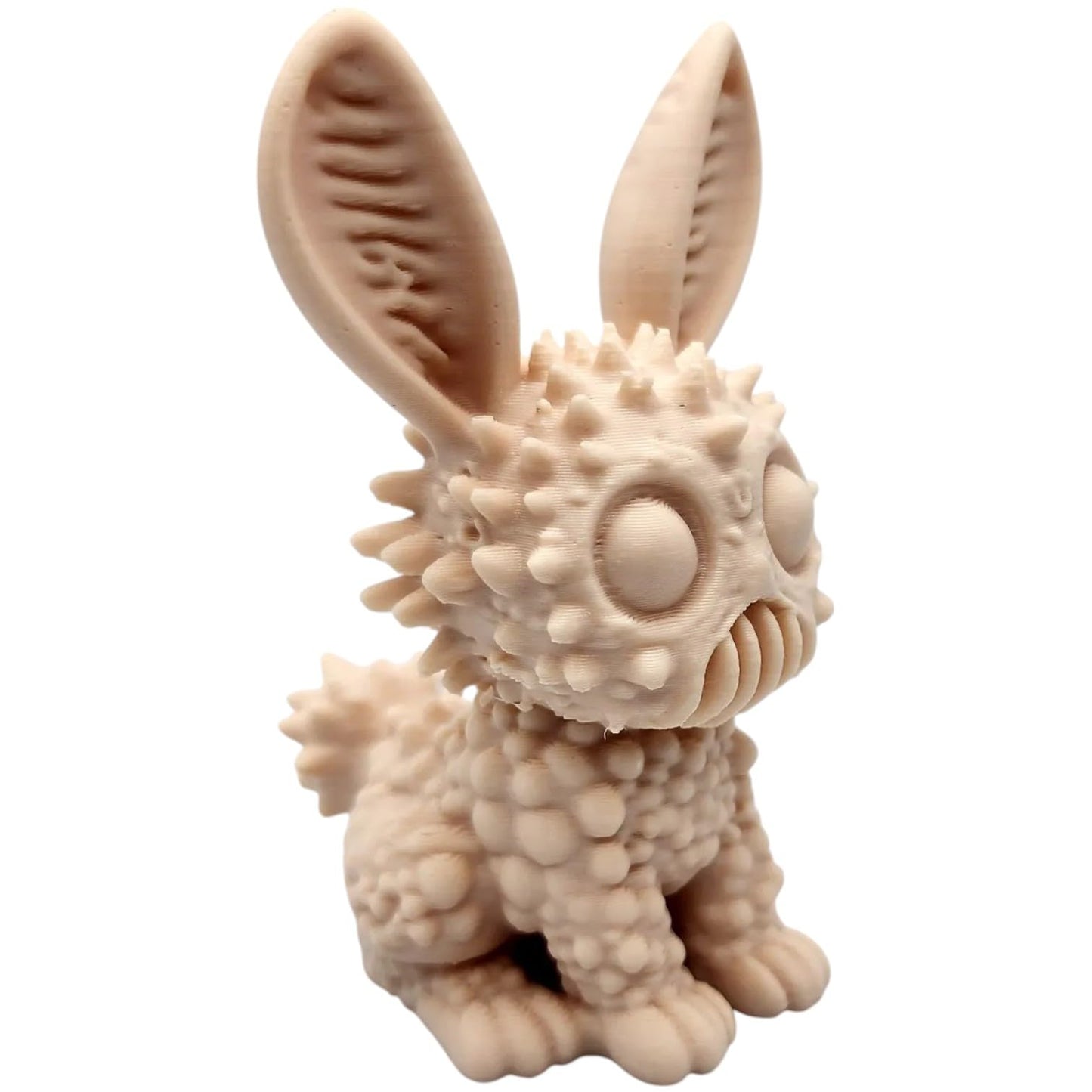 The Beaster Bunny – Creepy Cute Monster Rabbit Figurine for Horror Decor, Collectibles & Painting Crafts – 3D Printed in Canada