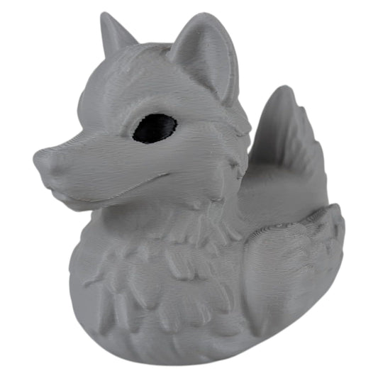 Wolf Duck Figurine - Collectible Duck for Jeep & Cruise Ship Hiding - Car Dashboard Decoration - Unique Rubber Ducking Collectible - Mystery Dash Duck for Auto Lovers – 3D Printed in Canada