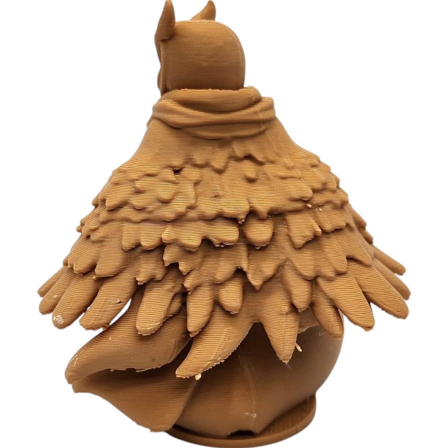 The Druid Owl Figurine – Nature-Themed Fantasy Owl with Feathered Cloak & Elemental Robes – Owls & Dragons Collection – Paintable Display Miniature – 3D Printed in Canada