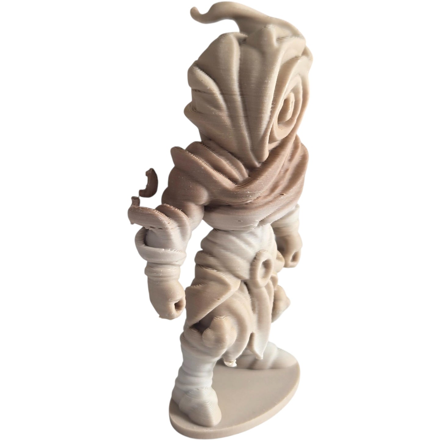 Tornado Elemental Figurine – Whirlwind Storm Elemental Boss Miniature for RPG Battles – Paintable Air Creature – 3D Printed in Canada