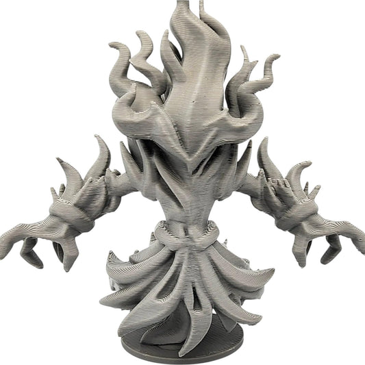 Greater Fire Elemental Miniature – Large Boss Miniature for DND & TTRPG | Inferno Creature Fantasy Figure – 3D Printed in Canada