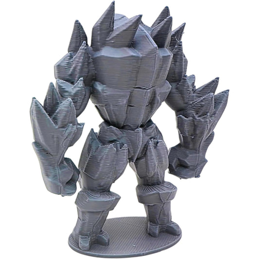 Ice Golem Miniature – Frost Elemental Monster for D&D & Tabletop RPGs – Paintable Frozen Construct Figure – 3D Printed in Canada