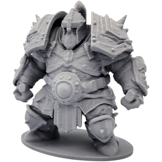 Dwarf in Heavy Armor Miniature – Fantasy Wargame Figurine for D&D, Tabletop RPGs & Dioramas – 3D Printed in Canada