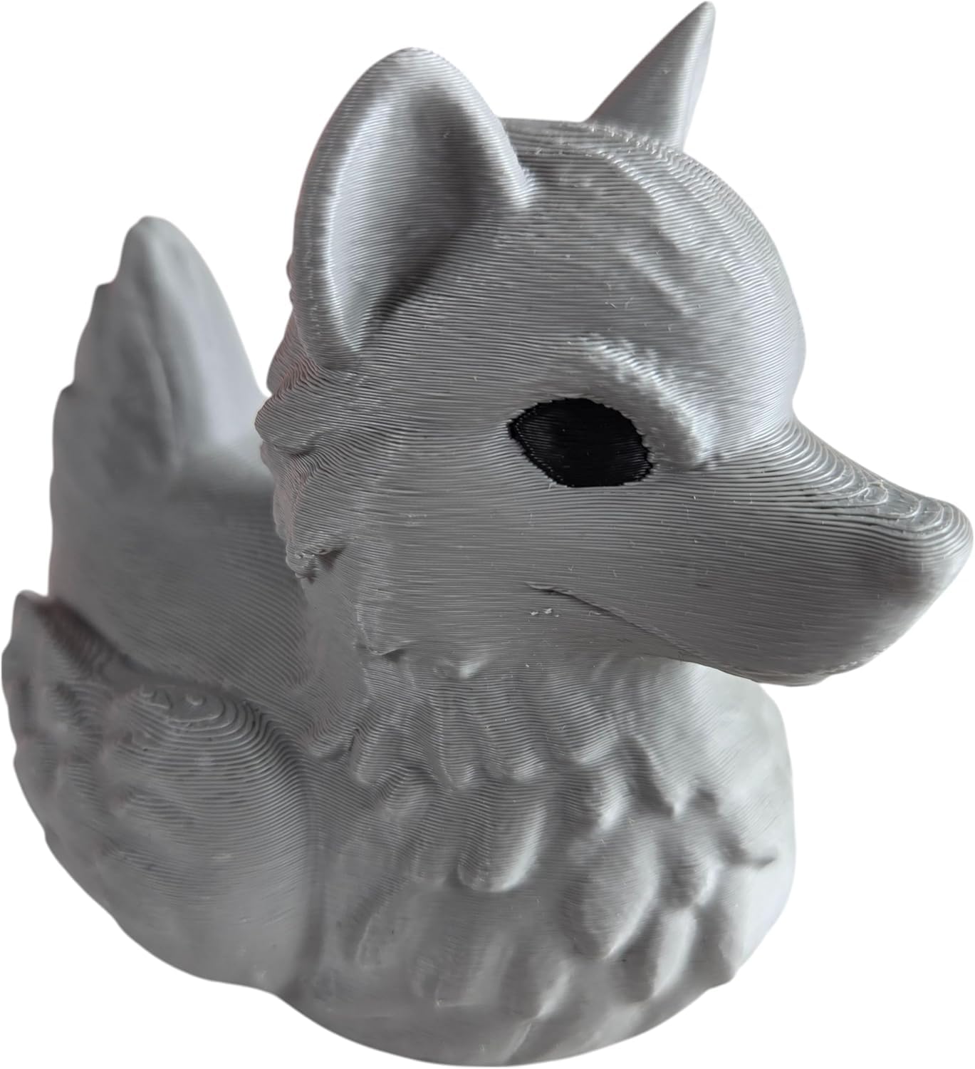 Wolf Duck Figurine – Off-Road Rubber Duck for Duck Duck 4x4, Cruise Ship Ducks & Dashboard Decor – Collectible Animal Mashup Gift, Vehicle Kindness Duck – 3D Printed in Canada (Small)