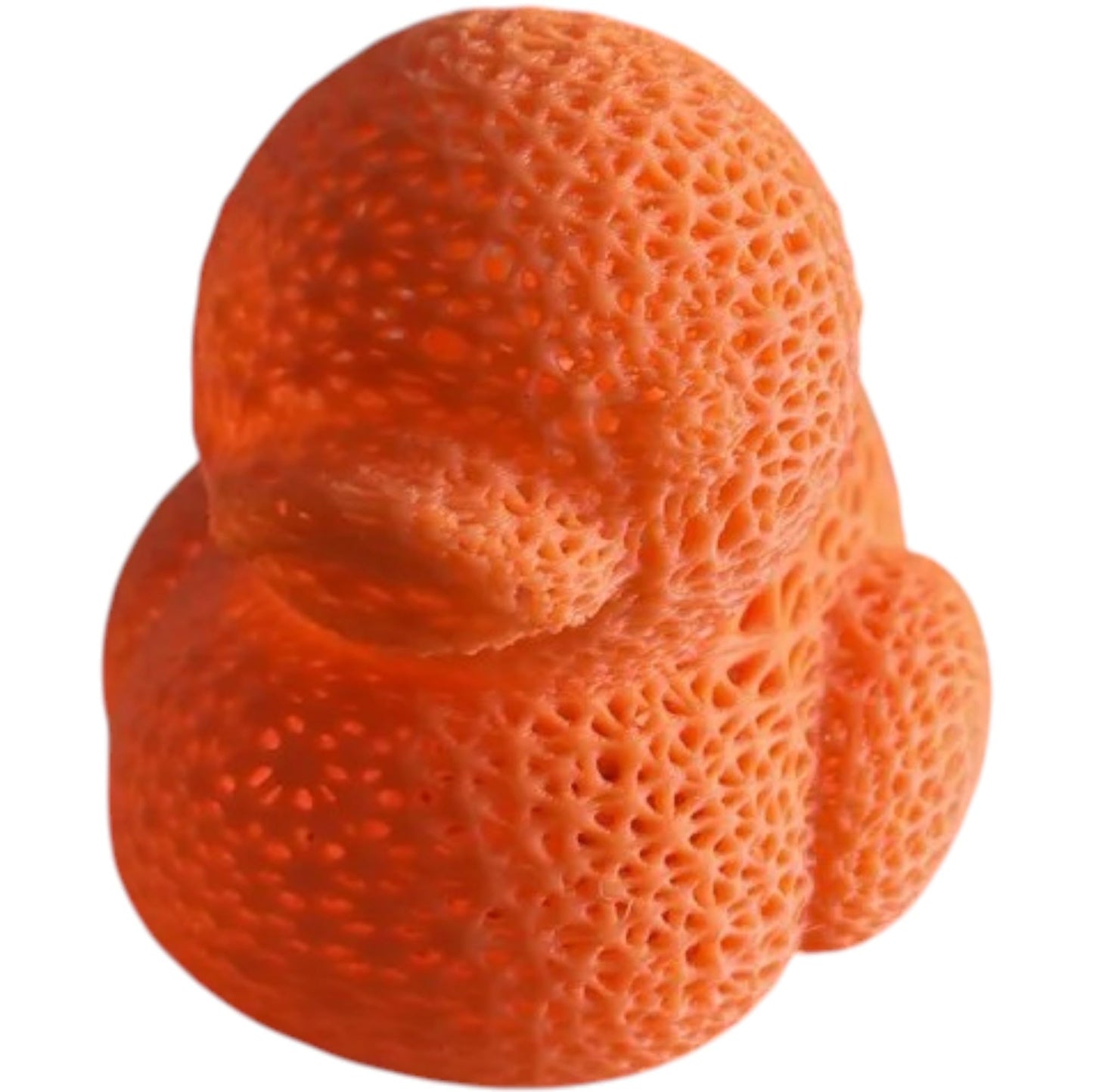 Voro Duck Figurine Sculpture – 3D Lattice Duck Desk Toy for Stress Relief, Decoration & Conversation – 3D Printed in Canada