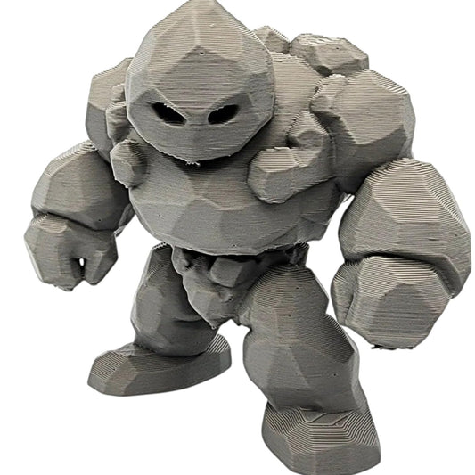 Lesser Earth Elemental Miniature – Tabletop RPG Monster for DND & Pathfinder | Rock Guardian Fantasy Mini – 3D Printed in Canada