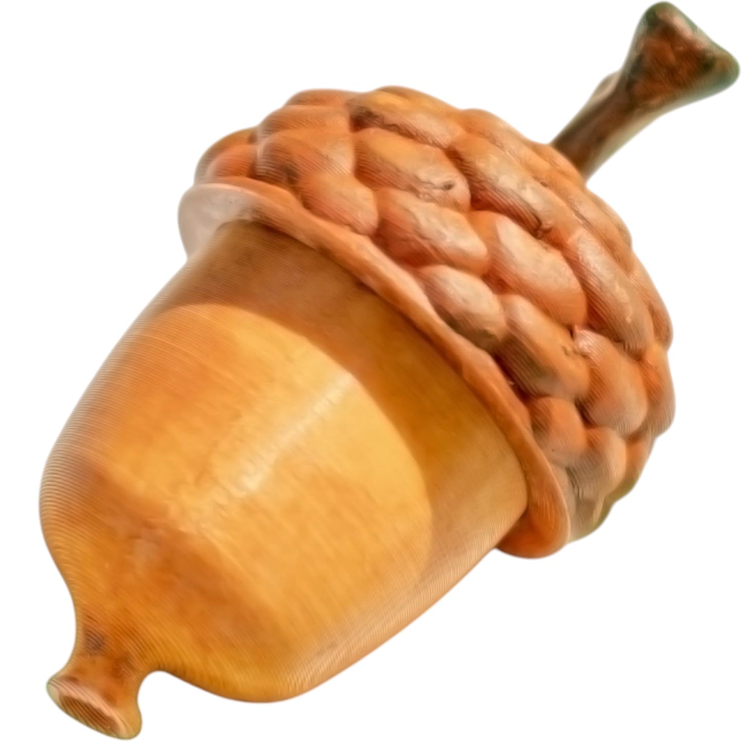 Sabertooth Squirrel Figurine with Acorn – Hinged Tail & Expressive Eyes – Print-in-Place Collectible Desk Toy – No Supports Needed – 3D Printed in Canada