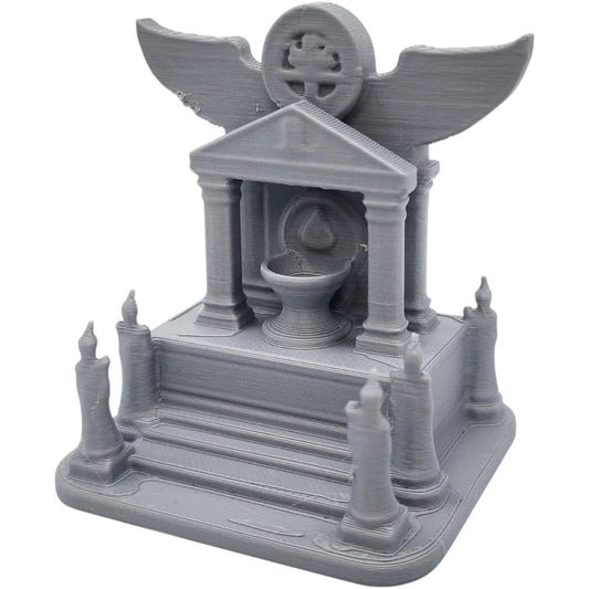 Sun God Altar Miniature – Fantasy Temple Ritual Terrain for Tabletop RPGs, Dioramas & Sacred Encounter Maps – 3D Printed in Canada