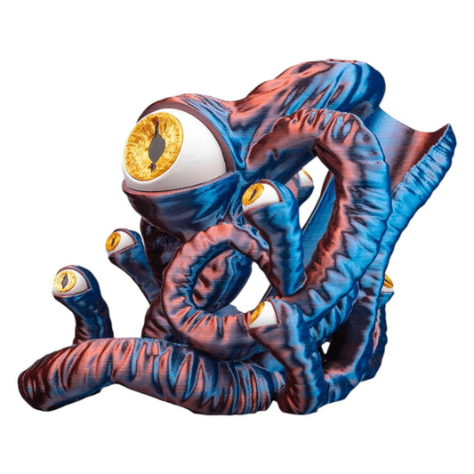 The Overseer Dice Tower & Soda Can Holder – Fantasy Tentacle Monster for DND, RPG Dice Rolling & Game Night – Eldritch Horror Decor – 3D Printed in Canada
