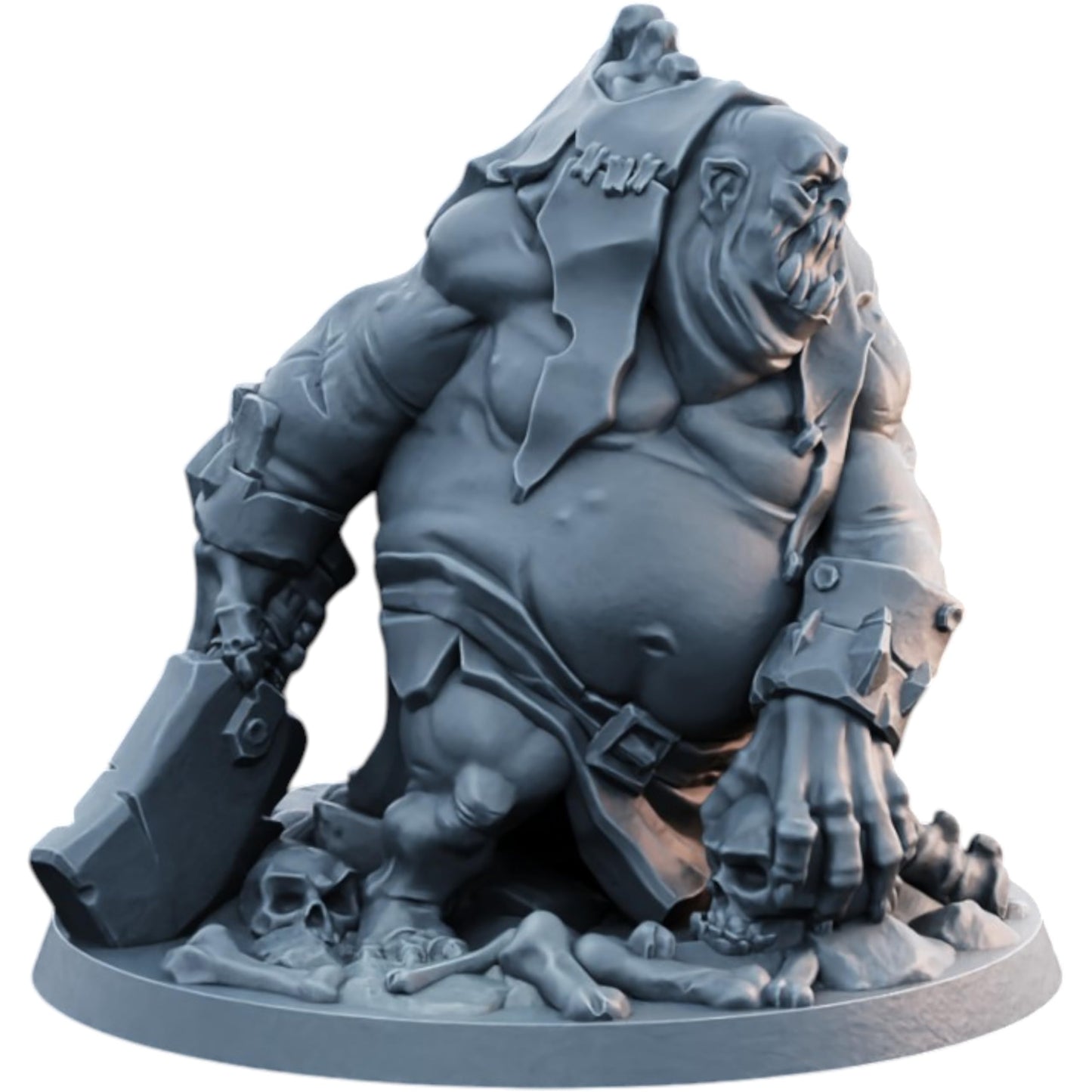 Flesh Eater Undead Brute Miniature for Tabletop RPGs, Painting & Wargaming – Highly Detailed Resin Fantasy Monster – 3D Printed in Canada