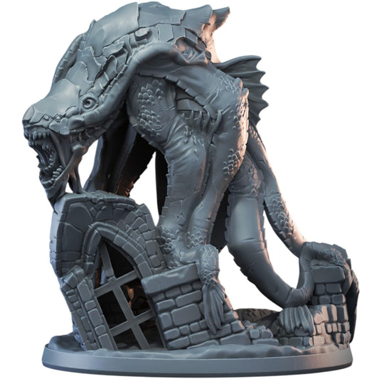 Aboleth Monstrosity Miniature – Eldritch Horror Sea Creature for Cthulhu RPGs & Display Dioramas – 3D Printed in Canada
