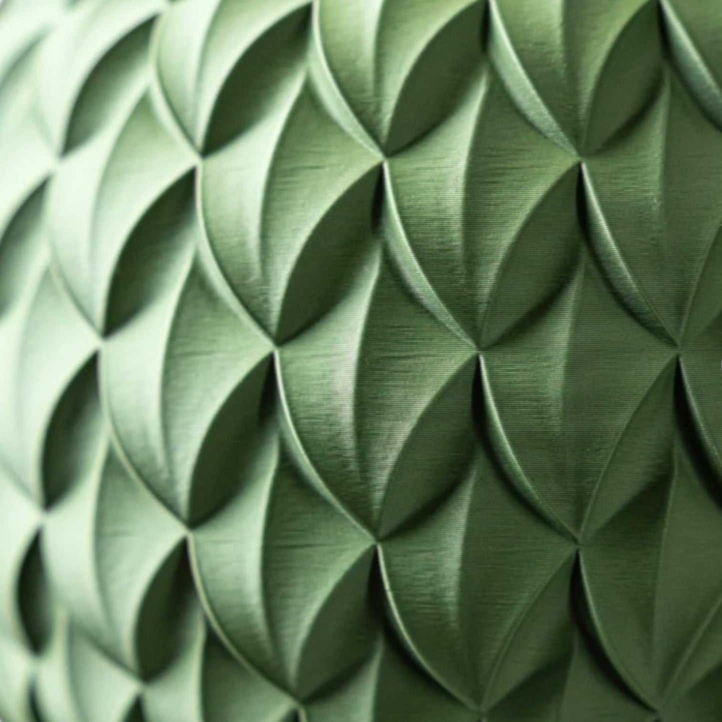 Scale Planter Pot – Textured Decorative Pot for Succulents, Bonsai, or Faux Plants – Modern Organic Indoor Planter with Leaf-Scale Pattern – 3D Printed in Canada