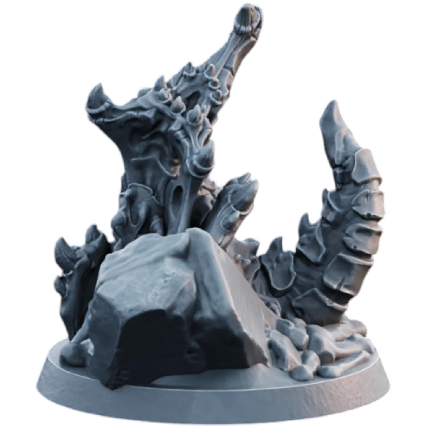 Corpse Crawler Undead Burrowing Monster Miniature for Tabletop RPGs & Wargames – Detailed Resin Dungeon Terrain & Encounter Model – 3D Printed in Canada