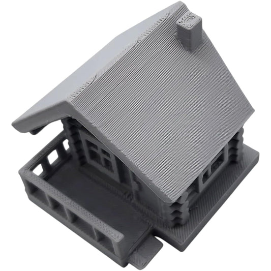 Log Cabin Miniature – Rustic Terrain Prop for Tabletop RPGs, Fantasy Dioramas & Village Displays – 3D Printed in Canada