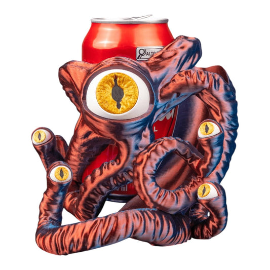 The Overseer Dice Tower & Soda Can Holder – Fantasy Tentacle Monster for DND, RPG Dice Rolling & Game Night – Eldritch Horror Decor – 3D Printed in Canada