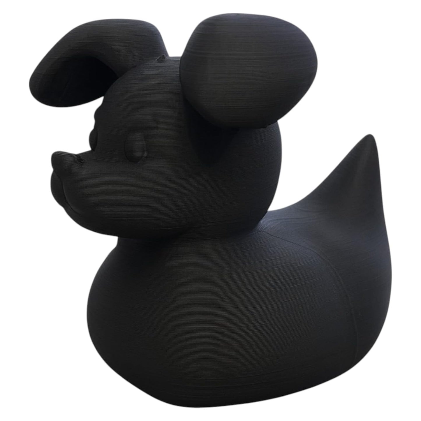 Happy Puppy Duck Figurine – Rubber Duck Dog Hybrid Collectible for 4x4 Cruise Travel Desk Decor Gift – 3D Printed in Canada