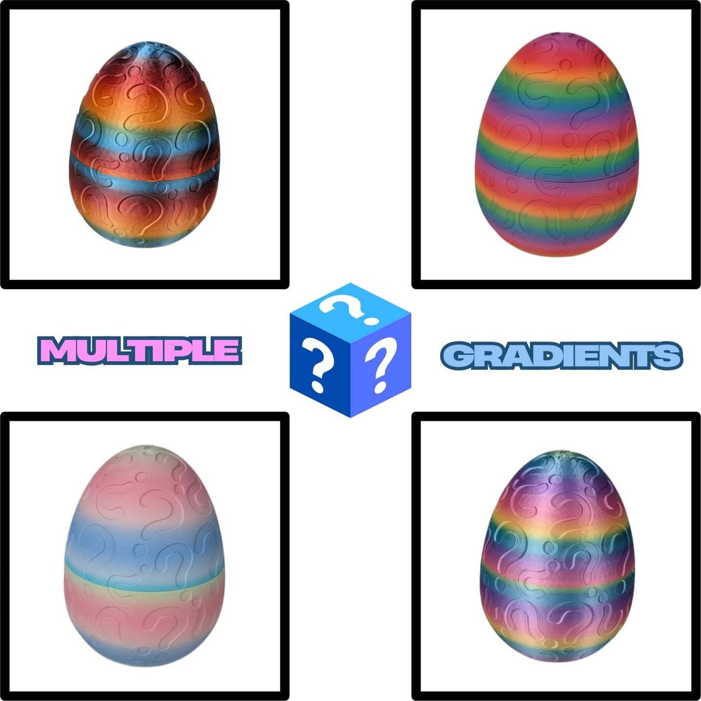 Mystery Mini Animals Packs β Collectible Figurines in a Mystery Egg β Blind Box Surprises for Teens & Adults β Stress Relief Desk Toys for Anxiety, ADHD, Autism β 3D Printed in Canada