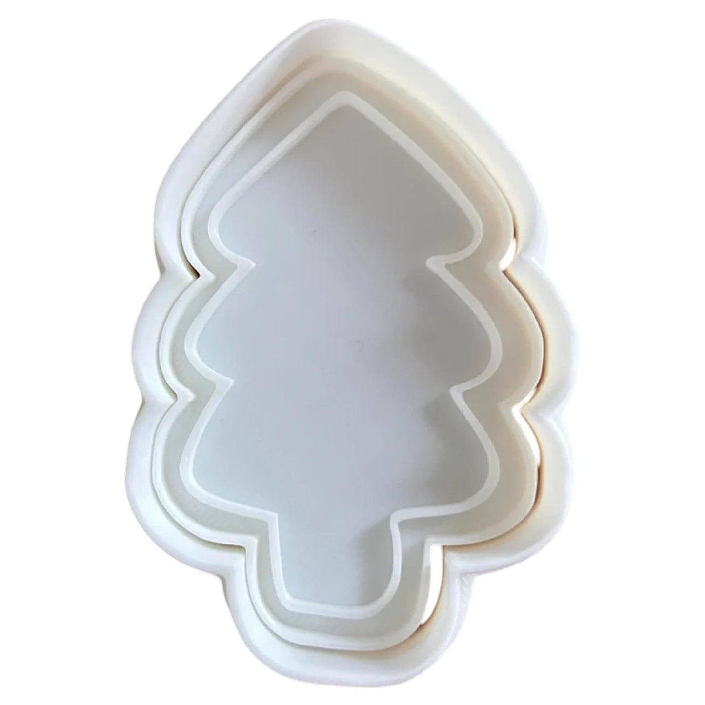 Christmas Tree Cookie Cutter Set (3" 4" 5") β Evergreen Holiday Cookie & Fondant Mold β 3D Printed in Canada