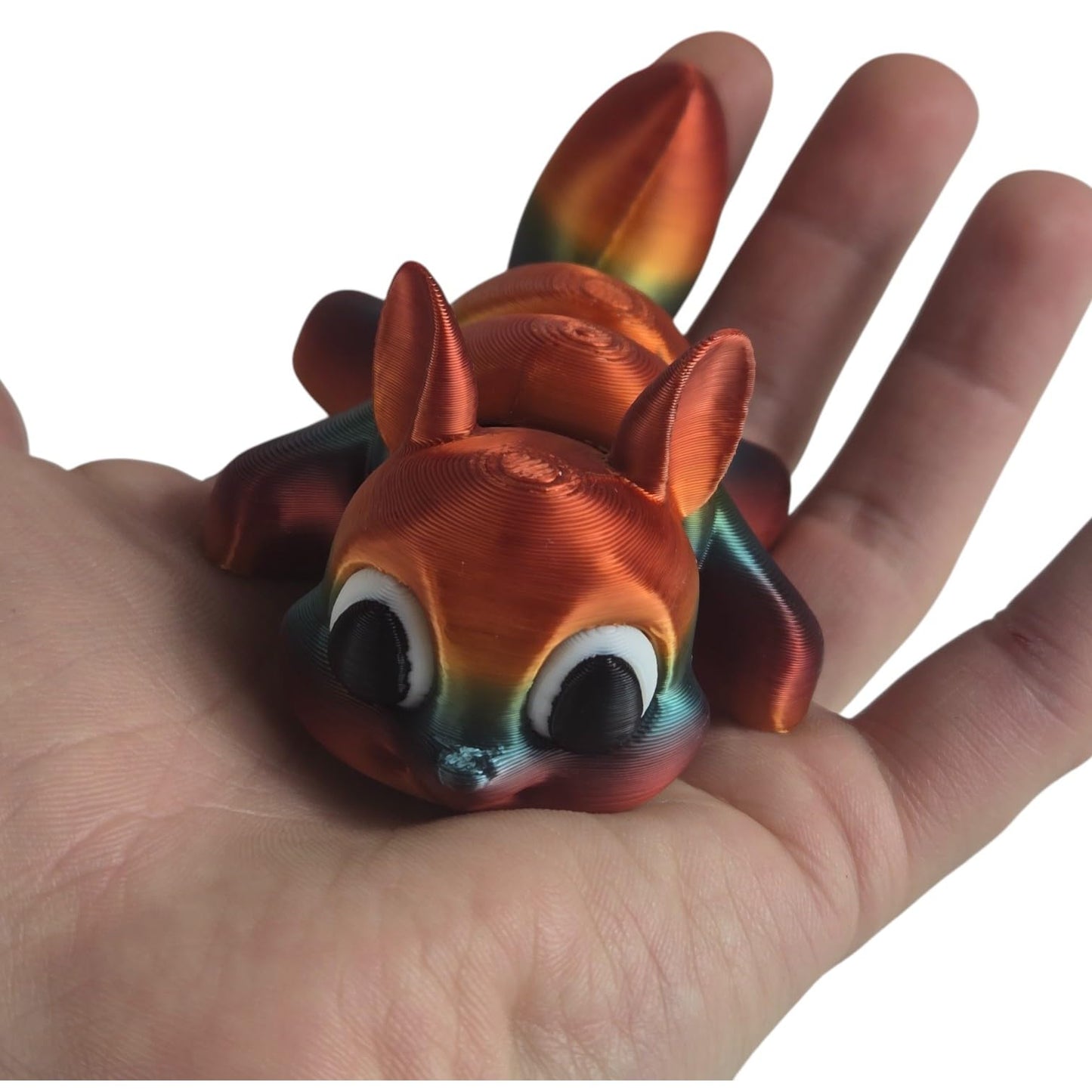 Articulated Squirrel Figurine β Cute Forest Animal Collectible with Poseable Tail β 3D Printed in Canada