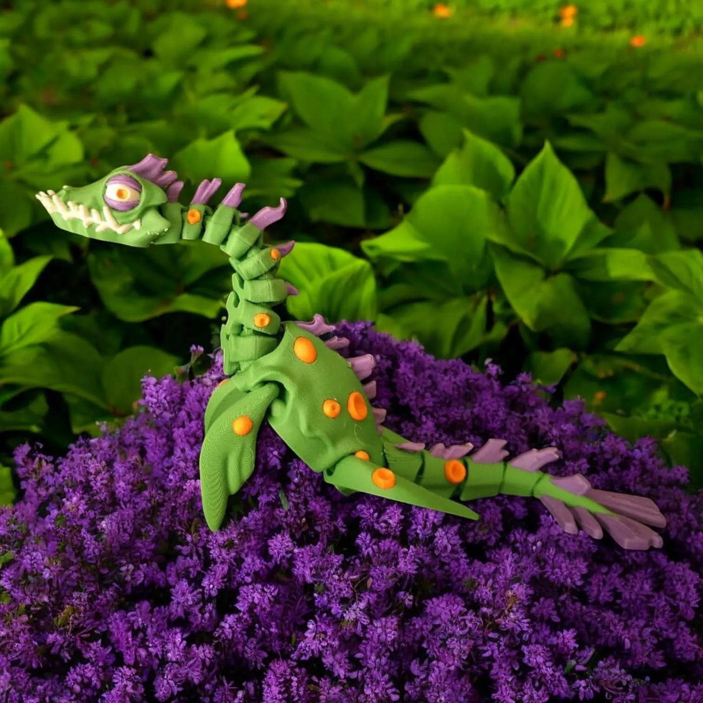 Articulated Creepy Loch Ness Monster Figurine – 3D Printed Cryptid Collectible & Poseable Decor | Eco-Friendly