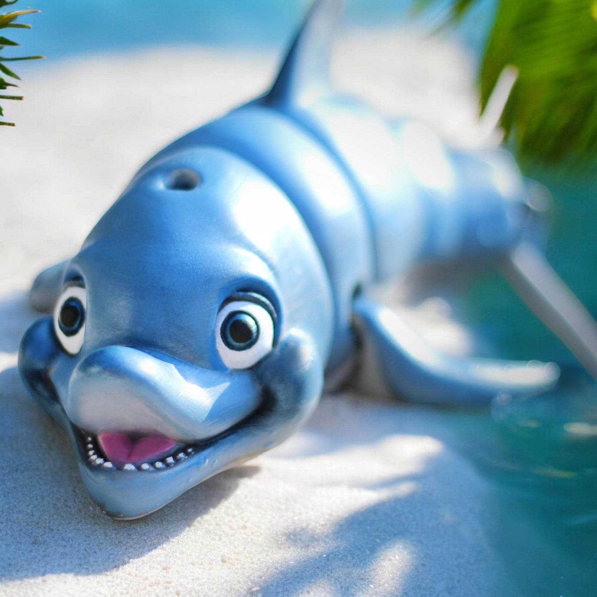Flexi Factory Dolphin – 3D Printed Articulated Dolphin | Poseable & Fun Collectible