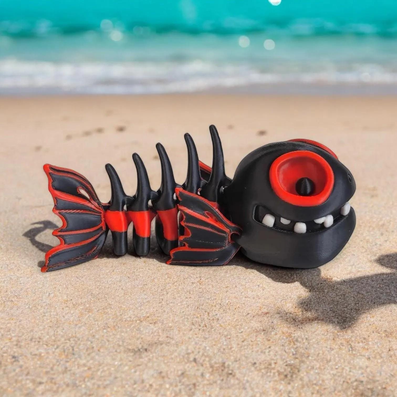 Flexi Factory Fish – 3D Printed Articulated Fish | Poseable & Fun Collectible