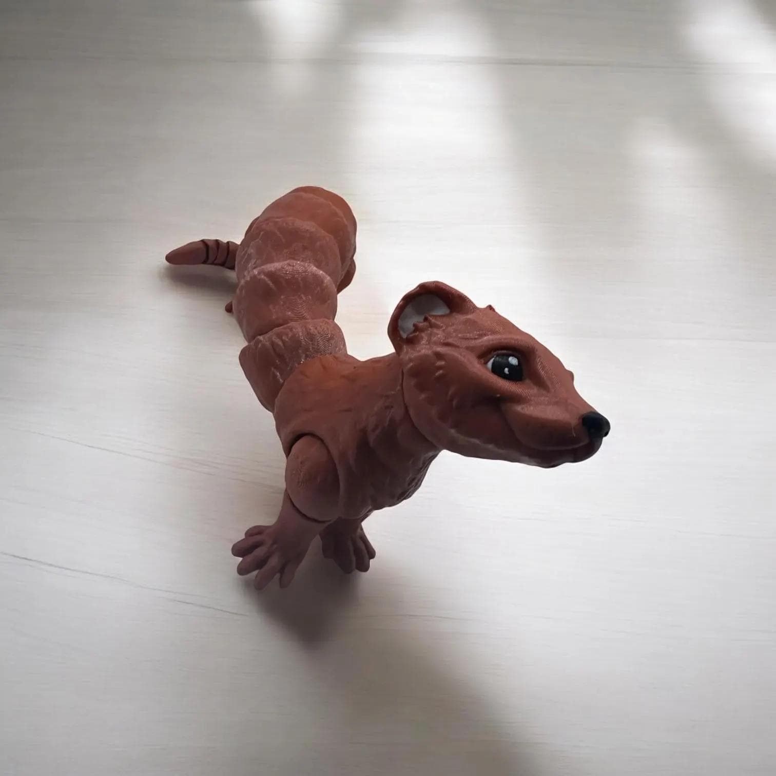 Articulated Ferret – 3D Printed Articulated Fidget Toy | Poseable & Fun Collectible