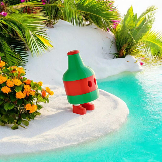 Zou Bottle – 3D Printed Cute Mini | Fun Collectible | Made in Canada | Available in Packs of 5, 10, 50, or 100