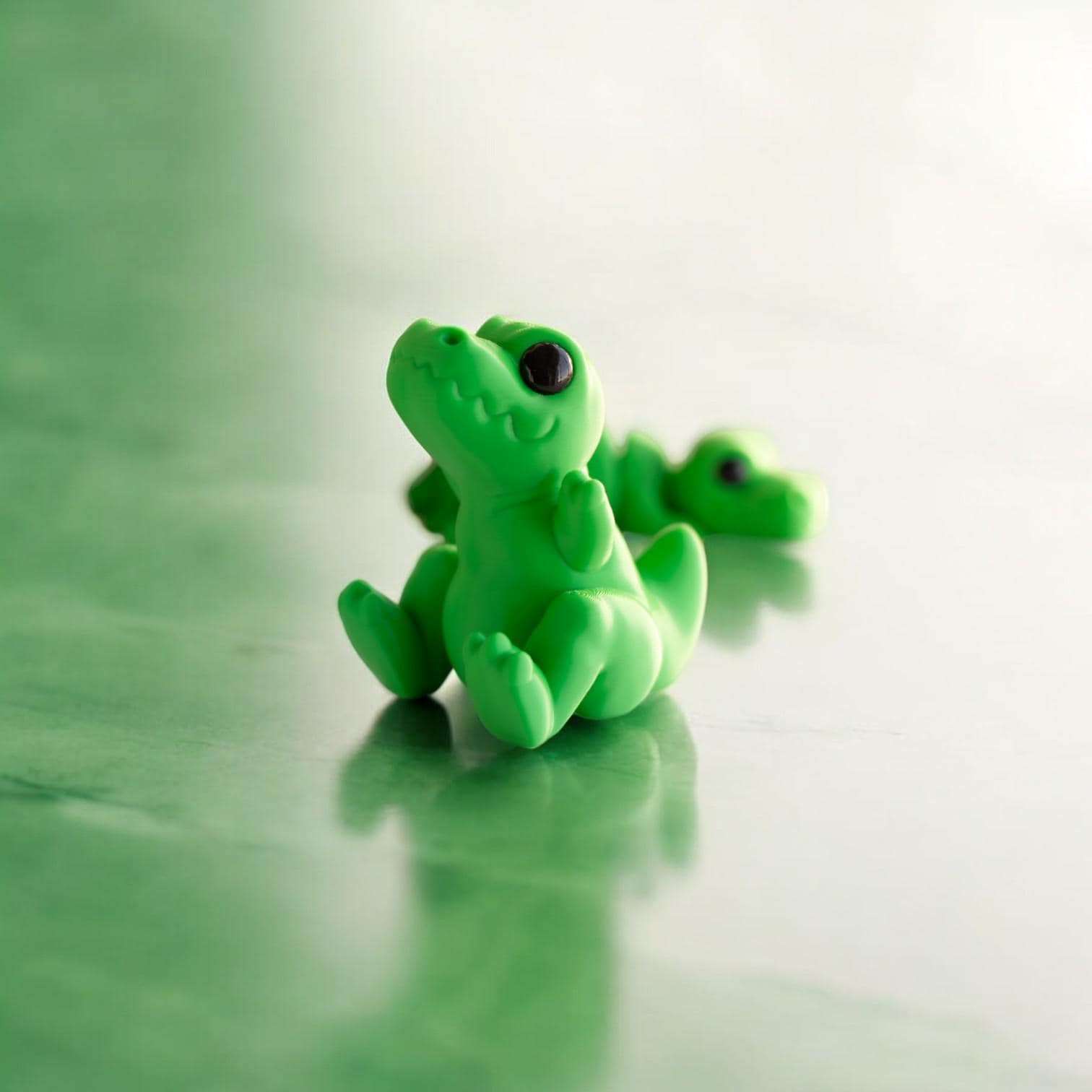 T-Rex Sculpture – 3D Printed Cute Mini | Adorable Collectible | Made in Canada | Available in Packs of 5, 10, 50, or 100