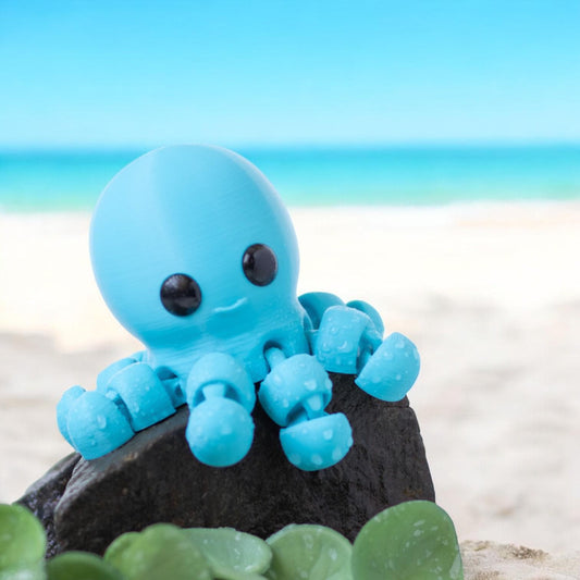 Baby Octopus – 3D Printed Cute Mini | Adorable Collectible | Made in Canada | Available in Packs of 5, 10, 50, or 100